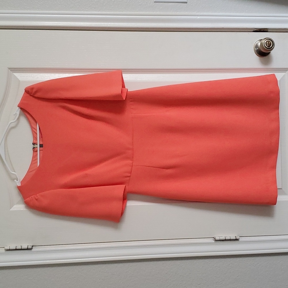 Betsey Johnson Above the Knee Orange Dress